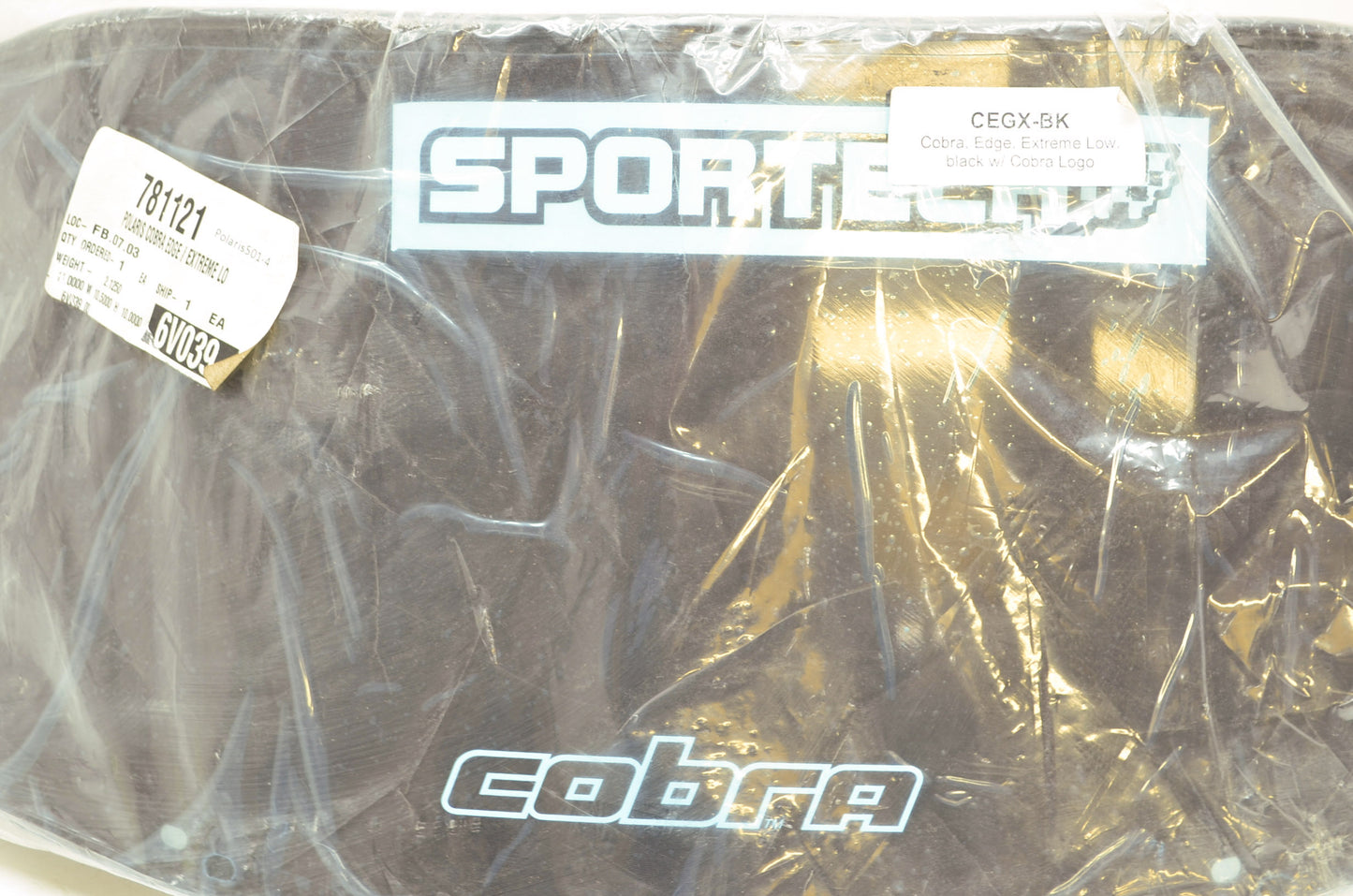 NEW OEM Sportech Polaris Black Extreme Low Cobra Edge 781121 NOS