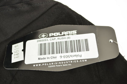 NEW OEM Polaris Black Rush Hat Cap 2860093 NOS