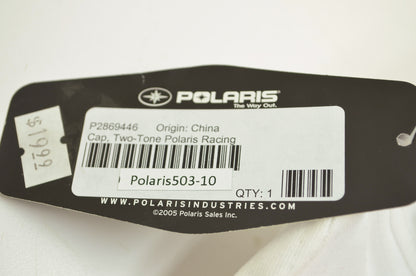NEW OEM Polaris Two-Tone Racing Hat Cap 2869446 NOS