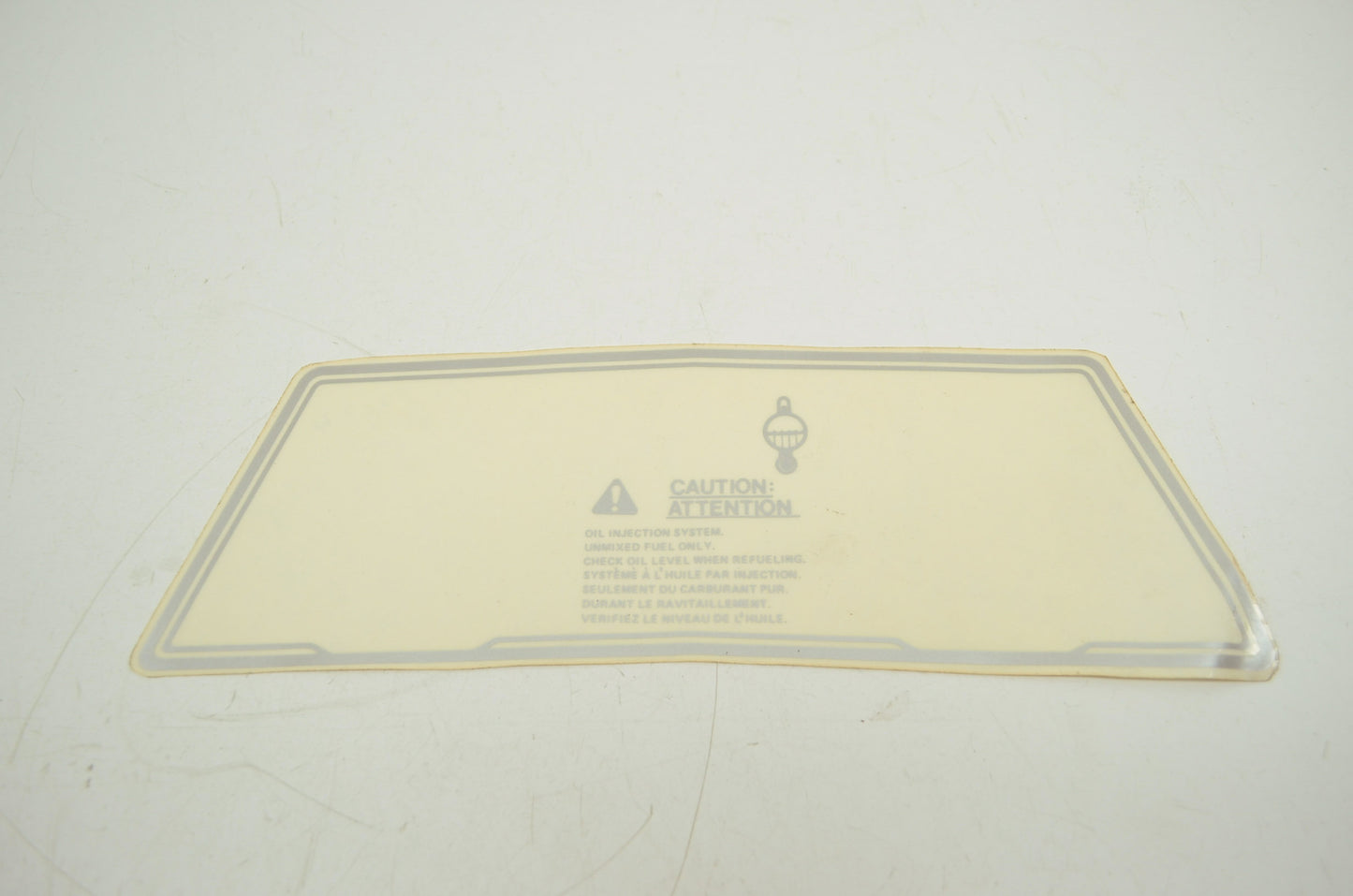 NEW OEM Polaris Oil Injection Caution Decal Trail SP SE LE Sport SKS 400 600 707