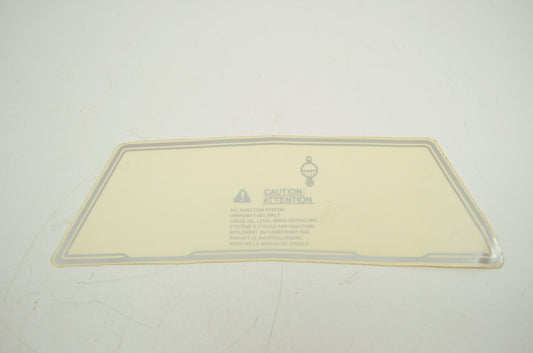 NEW OEM Polaris Oil Injection Caution Decal Trail SP SE LE Sport SKS 400 600 707