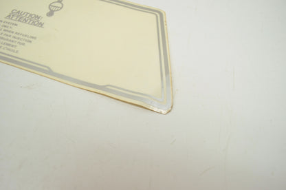 NEW OEM Polaris Oil Injection Caution Decal Trail SP SE LE Sport SKS 400 600 707