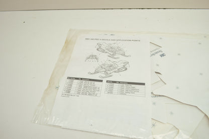 NEW OEM Polaris 2001 440 PRO X Decal Kit 2201763 NOS