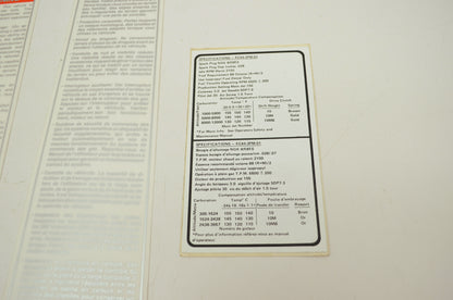 NEW OEM 1991 Polaris Sport Warning Decals Stickers NOS
