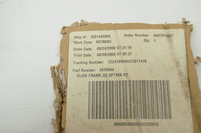 NEW OEM Polaris Sportsman XP Glacier 2 Plow Frame All XP Models 2876594 NOS