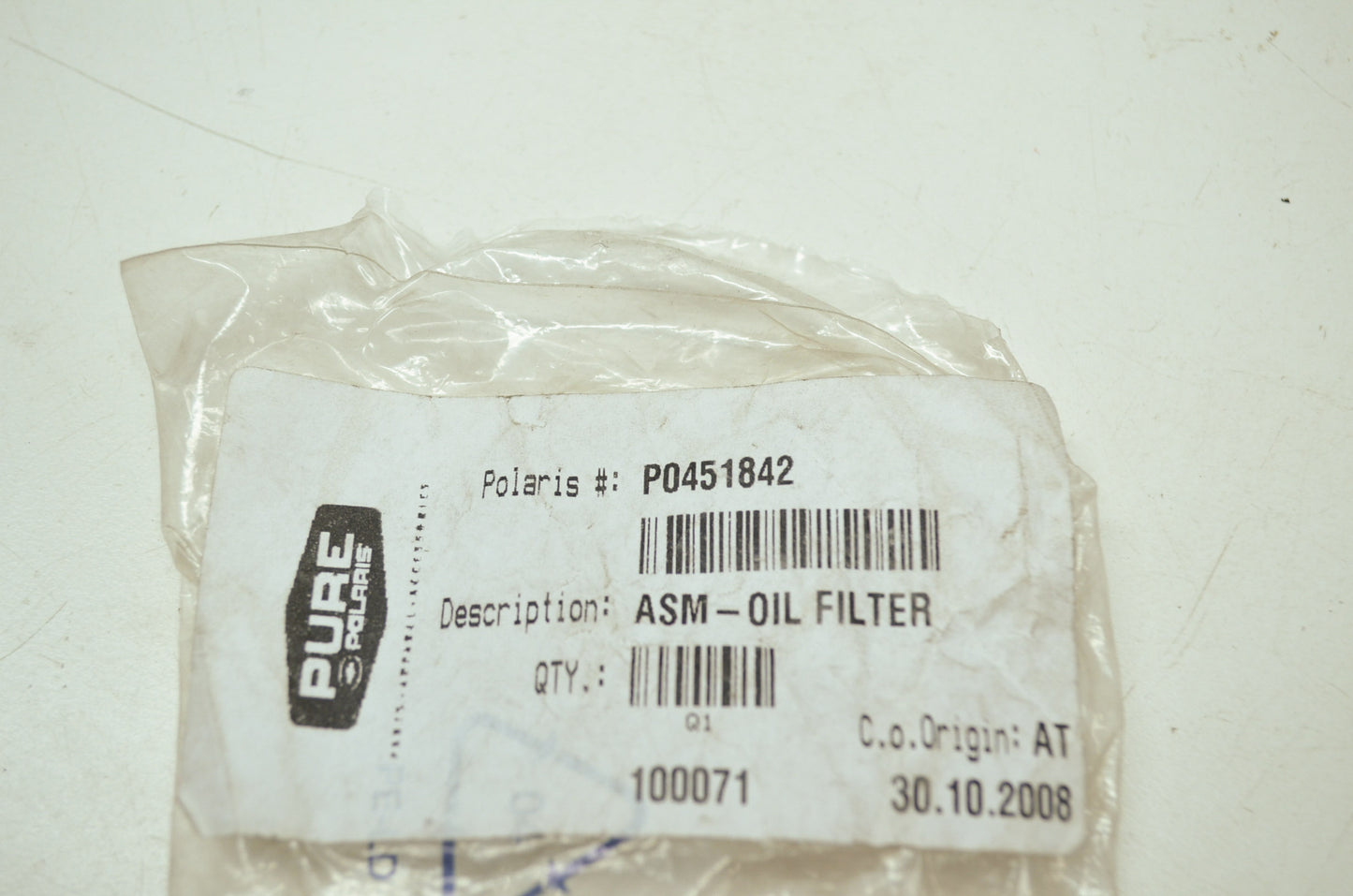 New OEM Polaris Oil Filter Assembly FS FST Touring Classic Widetrak NOS