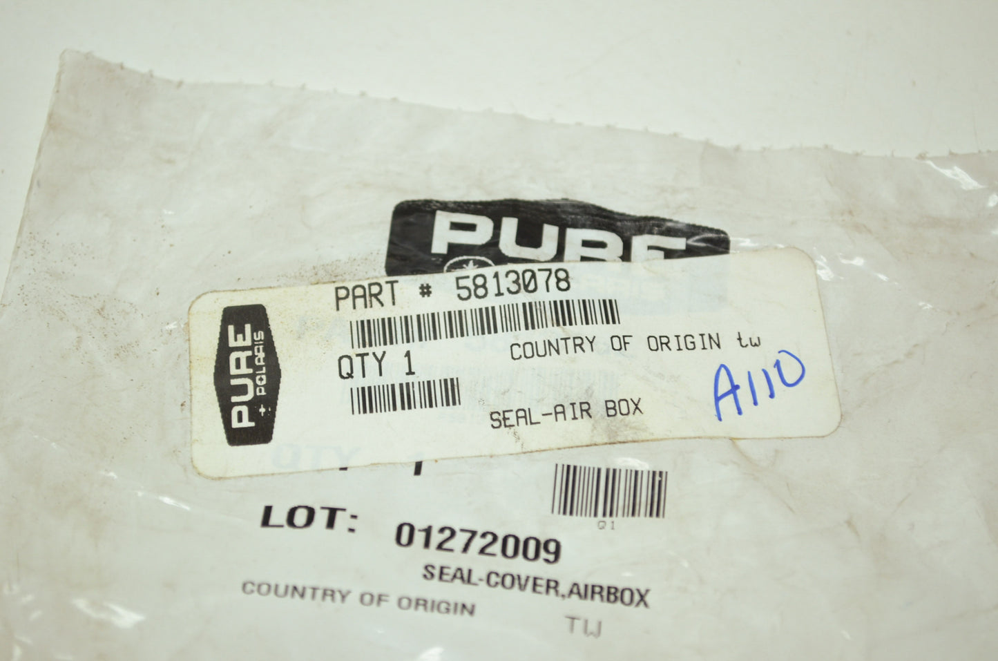 OEM Polaris 5813078 Air Box Seal NOS