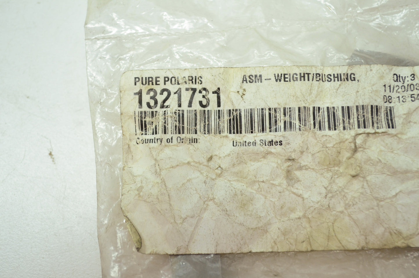 NEW OEM Polaris Clutch Weights QTY 3 440 XCR PRO X XR IQ 1321731 NOS