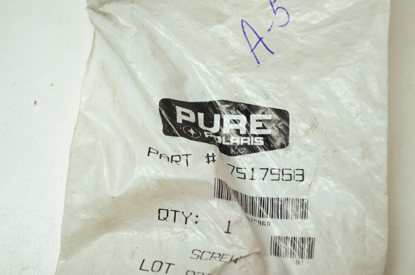 OEM Polaris 7517968 Hex Cap Screw 3/8-24X5 NOS