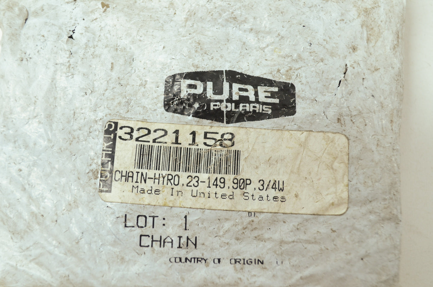 NEW OEM Polaris Drive Chain 2005 RMK 900 3221158 NOS