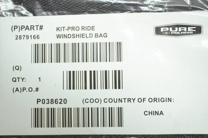 New OEM Polaris Pro-Ride Windshield Bag NOS