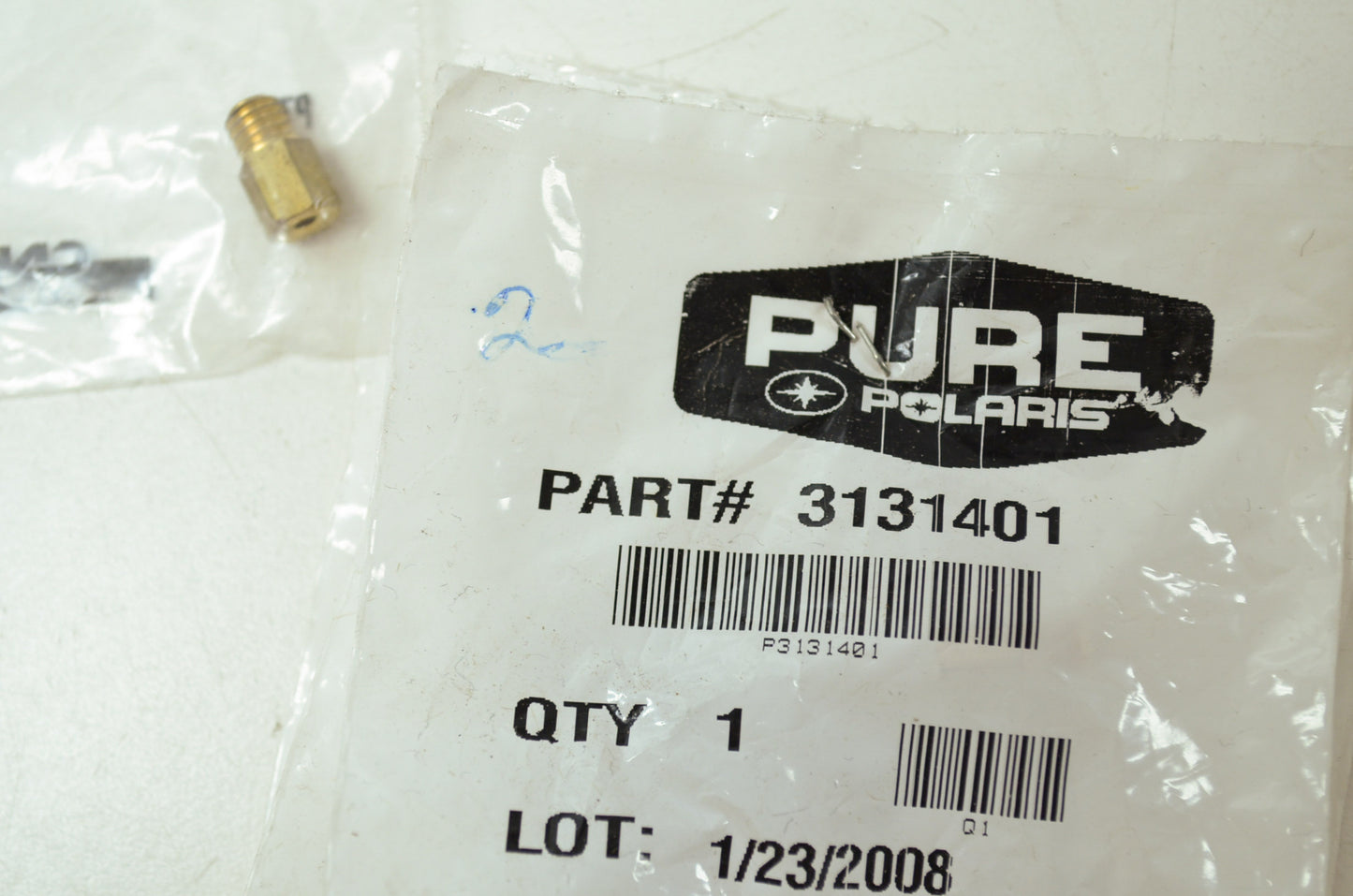 OEM Polaris 3131401 Hex Head Main Jet 520N NOS