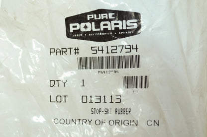 OEM Polaris 5412794 Rubber Ski Stop NOS