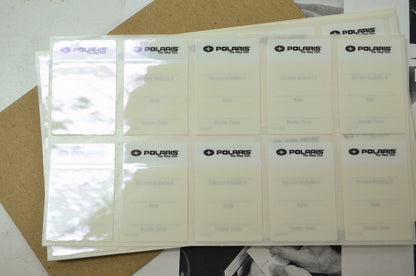 NEW OEM Polaris Service Bulletin Competition Decal Kit 7170107 NOS