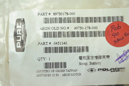 OEM Polaris 451140 Battery Strap NOS