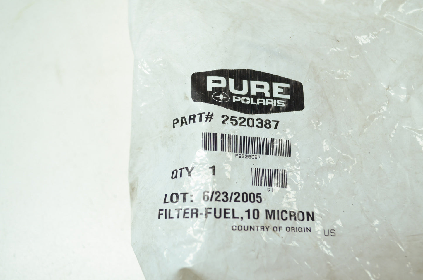 OEM Polaris 2520387 Fuel Filter 2004 MSX 110 150 NOS