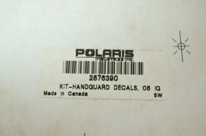 NEW OEM Polaris Snowmobile Handguard Decal Kit 2876390 NOS