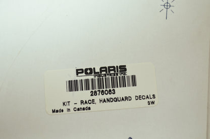 NEW OEM Polaris Snowmobile Handguard Decal Kit 2876063 NOS