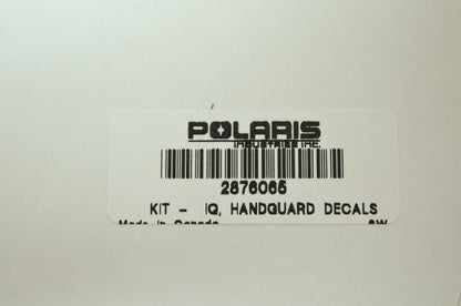NEW OEM Polaris Snowmobile Handguard Decal Kit 2876065 NOS