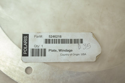 NEW OEM Polaris Windage Plate PRO X Indy Classic Edge Supersport XC 5246216 NOS