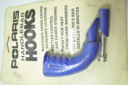NEW OEM Polaris Handlebar Hook Extension Blue 2872483-107 NOS