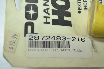 NEW OEM Polaris Handlebar Hook Extension Yellow 2872483-216 NOS
