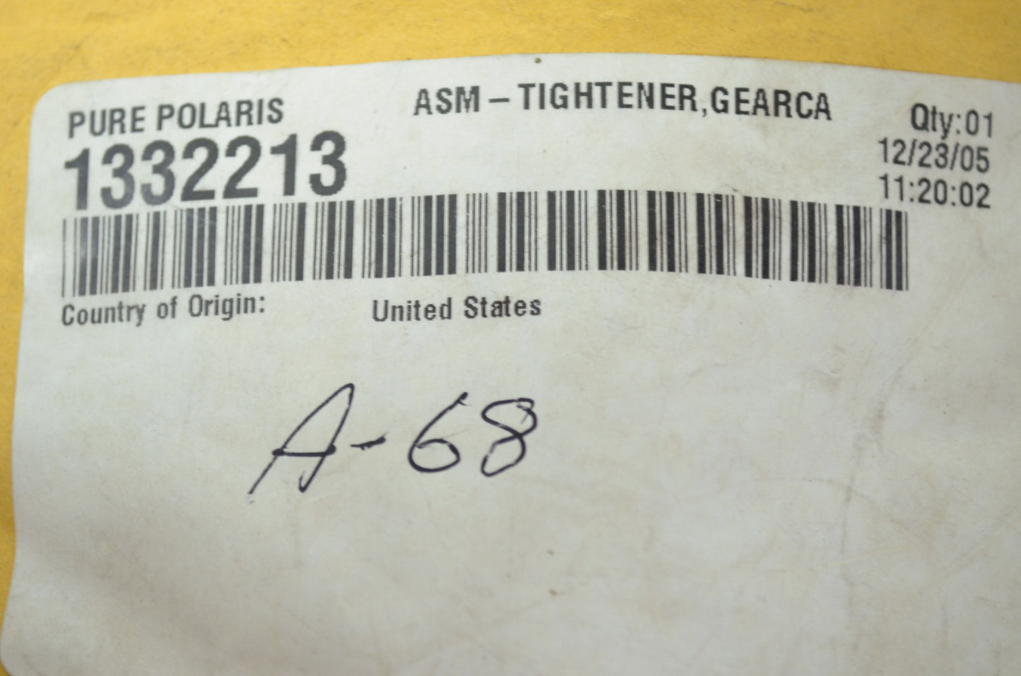 OEM Polaris 1332213 Chaincase Tightener NOS