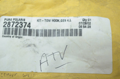New OEM Polaris Tow Hook Kit Xplorer Xpress Sportsman 2872374 NOS