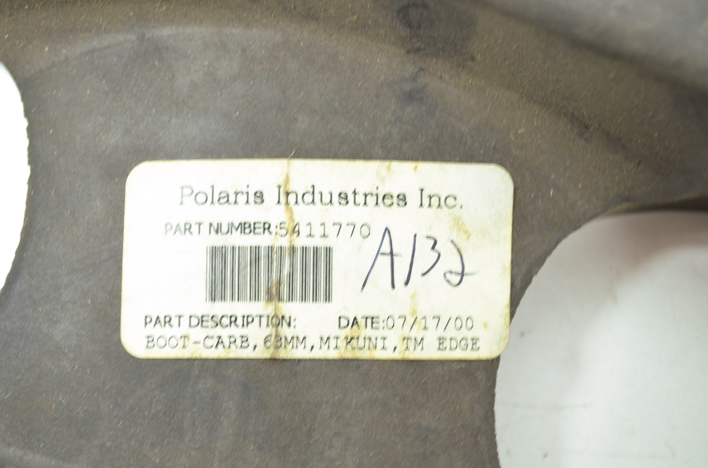 NEW OEM Polaris Carburetor Boot XC SP Edge Classic 500 600 5411770 NOS