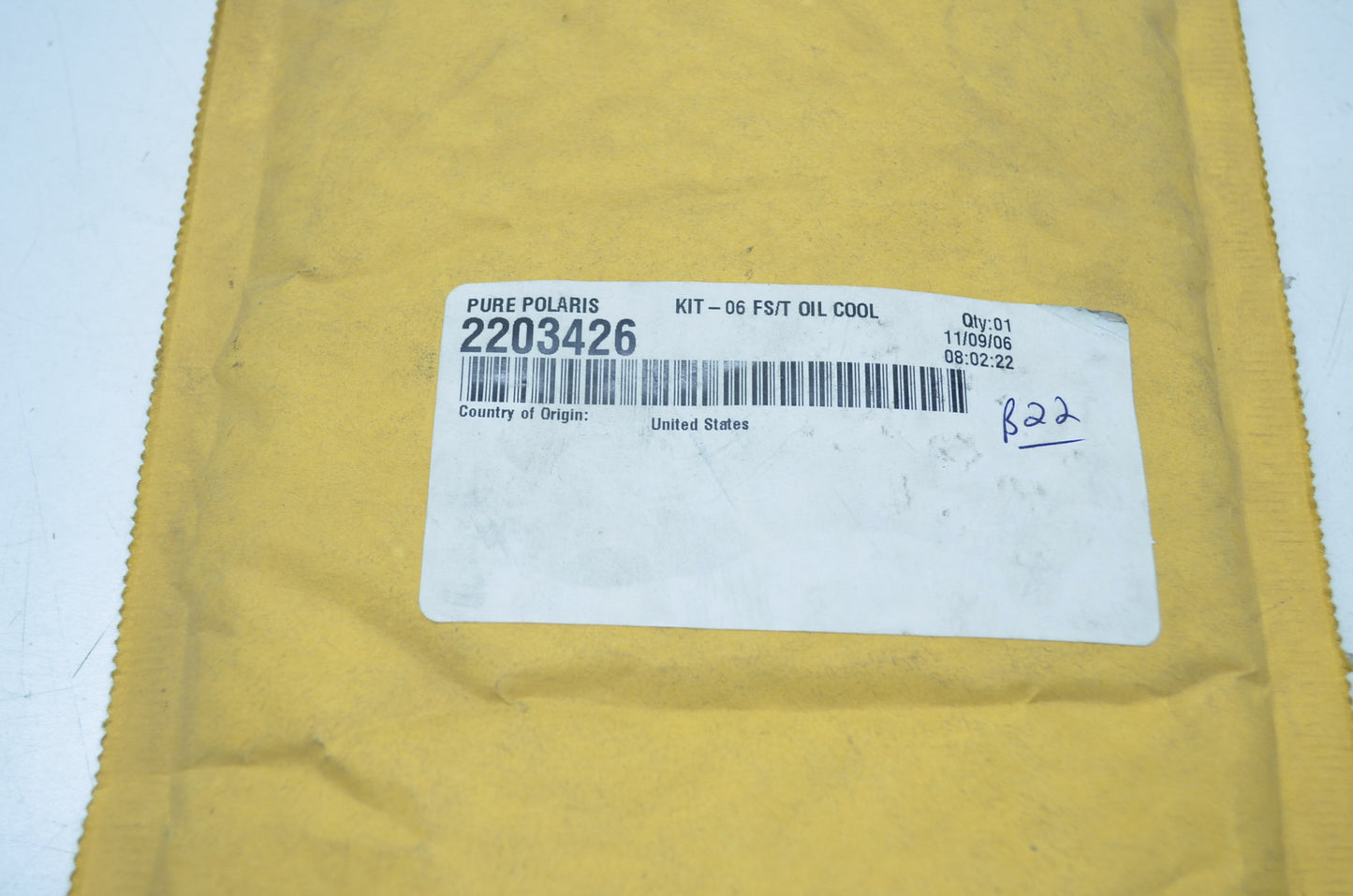NEW OEM Polaris Oil Cooler Sleeve 2006 FS/T 2203426 NOS