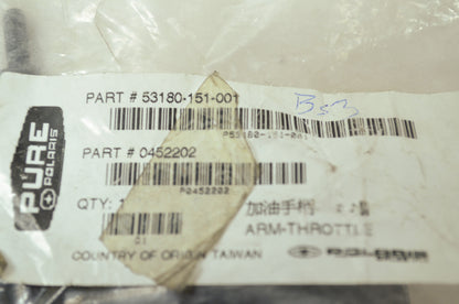 OEM Polaris 452202 Throttle Arm NOS