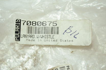 New OEM Polaris Lanyard and Whistle NOS