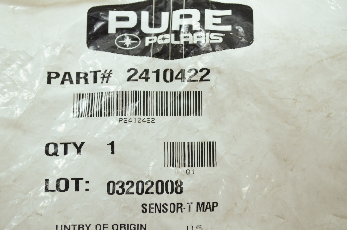 New OEM Polaris T Map Sensor NOS