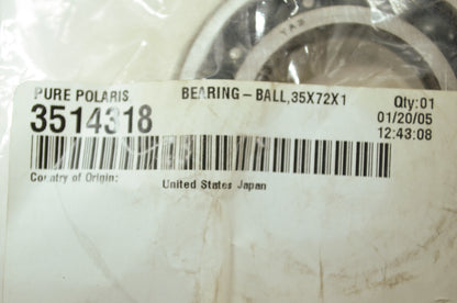OEM Polaris 3514318 Ball Bearing NOS