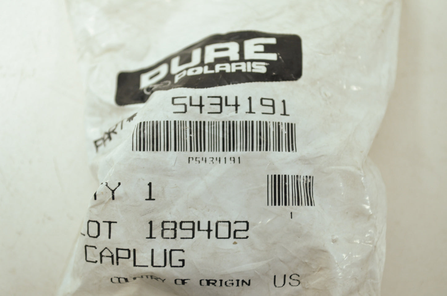 OEM Polaris 5434191 Bumper Cap Qty 2 NOS