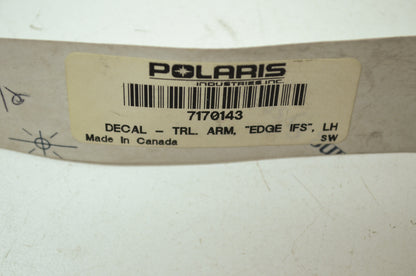 NEW OEM Polaris Edge IFS Decal Edge Supersport Classic 500 600 700 7170143 NOS