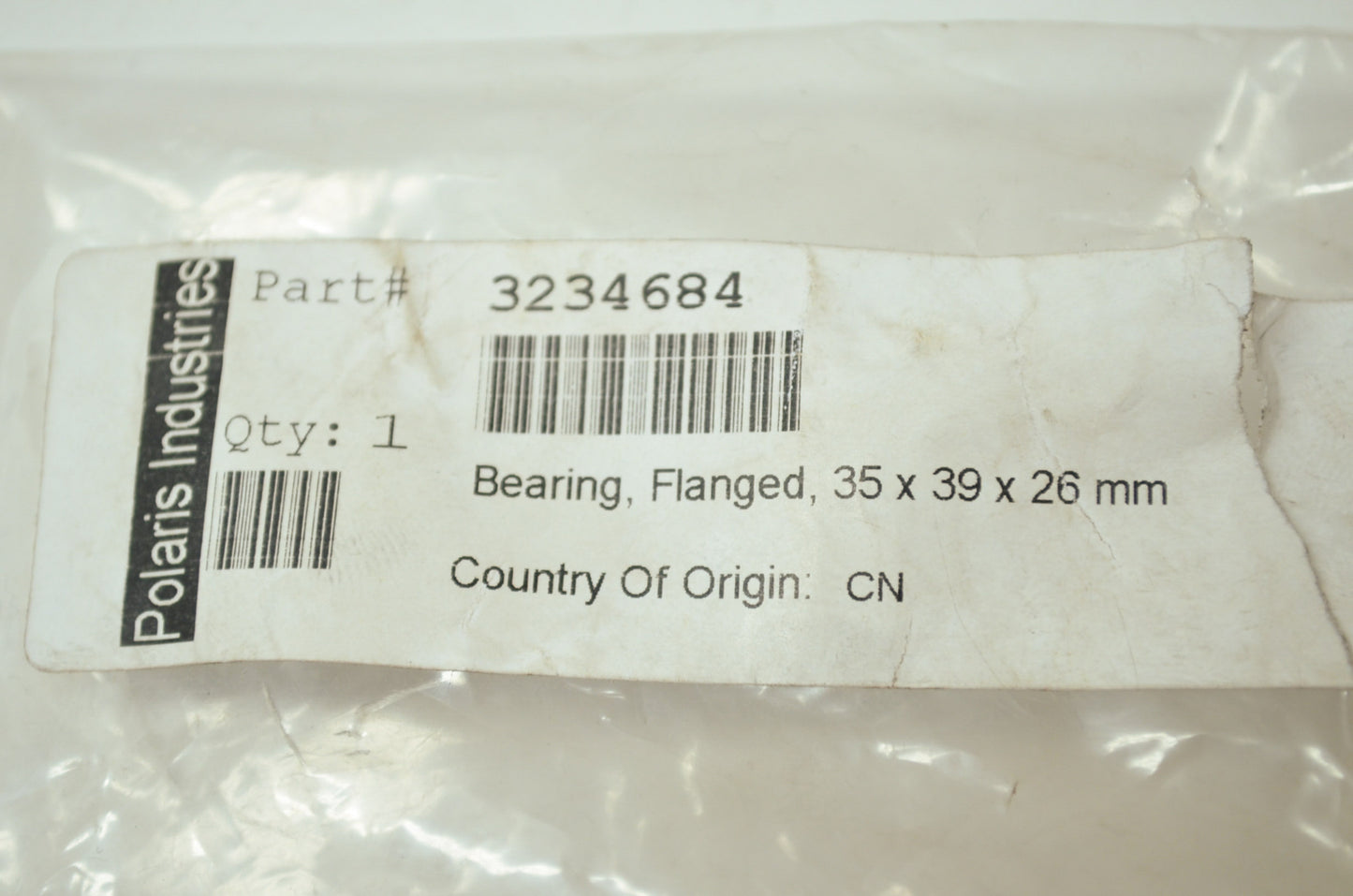 OEM Polaris 3234684 Flanged Bearing NOS