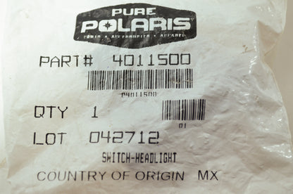 OEM Polaris 4011500 Headlight Switch NOS