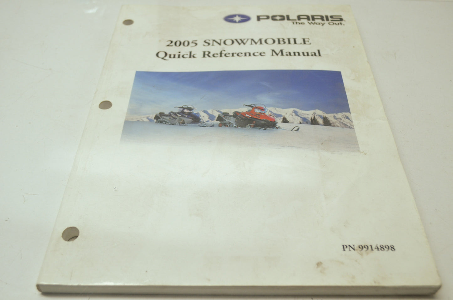OEM Polaris 2005 Snowmobile Quick Reference Manual 9914898