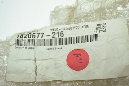 OEM Polaris 1820677-216 Black Lower Radius Rod NOS