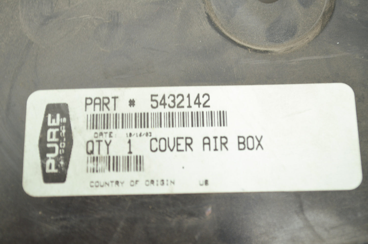 New OEM Polaris Airbox Cover 1997-1998 Sportsman 500 NOS