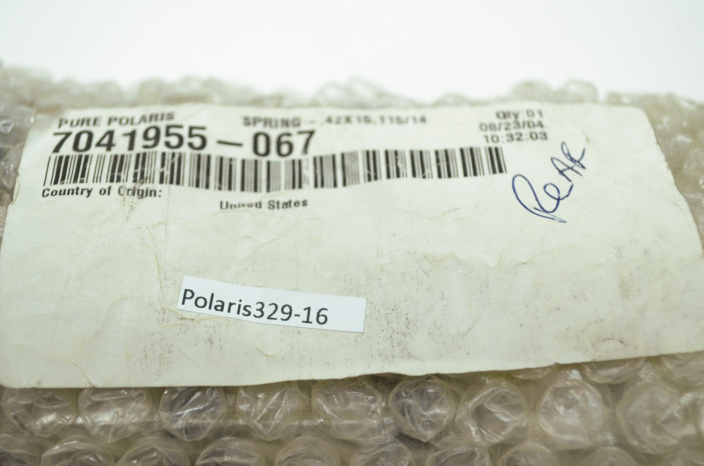 OEM Polaris 7041955-067 Rear Spring Ranger Series 10 700 6x6 EFI NOS