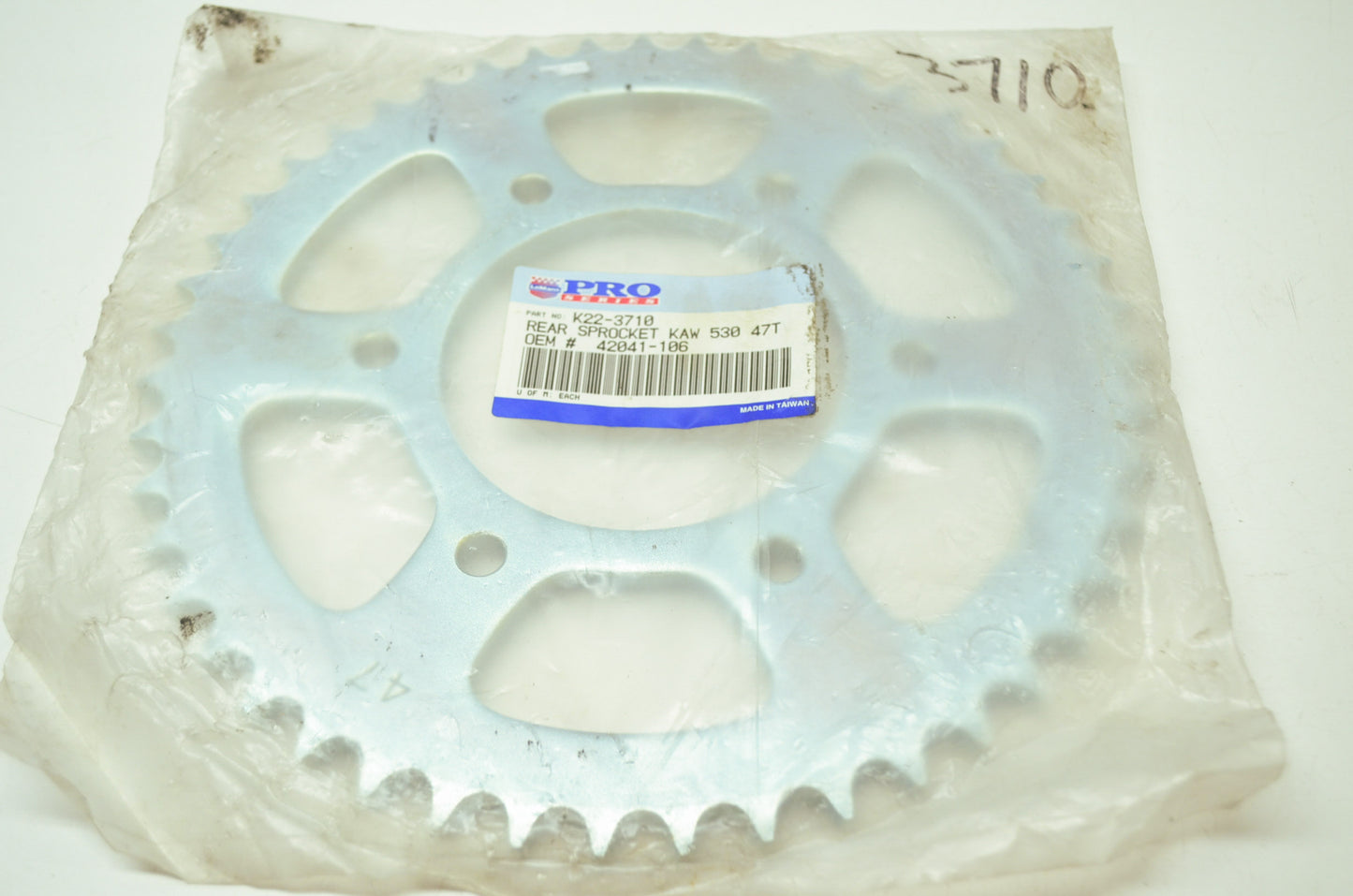 NEW Kawasaki LeMans Sprocket 47T 72-75 H2 Mach IV K22-3710, 42041-106 NOS