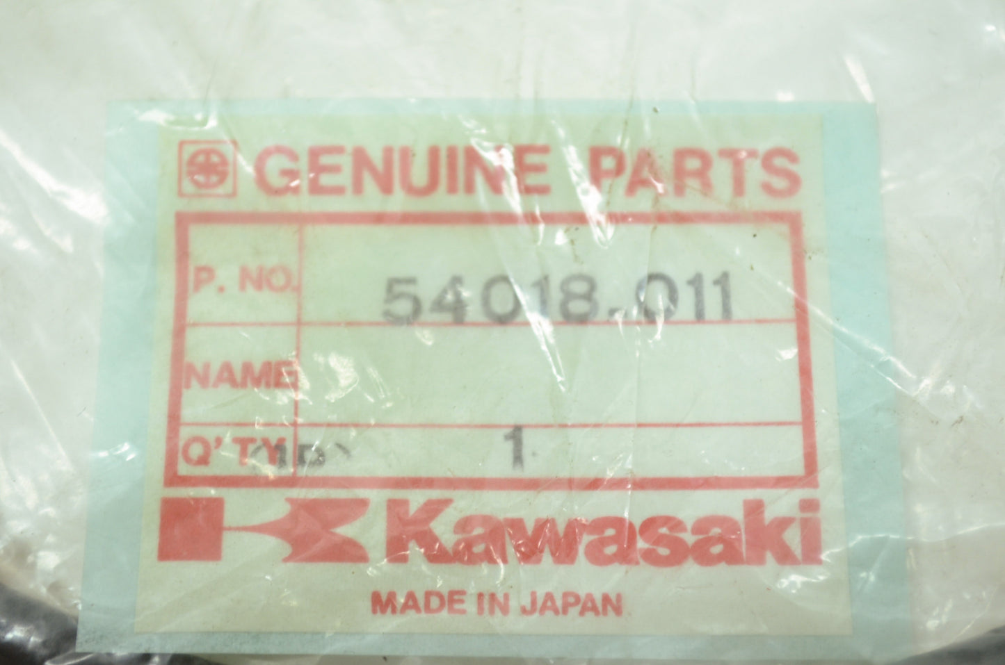OEM Kawasaki 54018-011 Tachometer Cable NOS