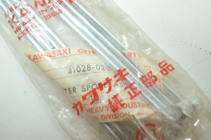 OEM Kawasaki 41028-020 Outer Spoke Assembly Qty 8 NOS