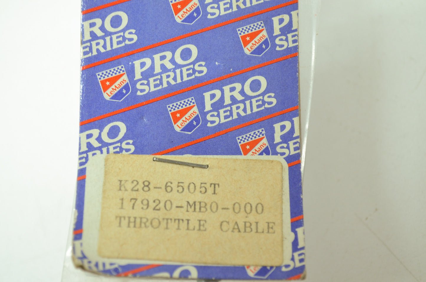 NEW Lemans Honda Throttle Cable 1982 VF750S K28-6500T, 17920-MB0-000 NOS