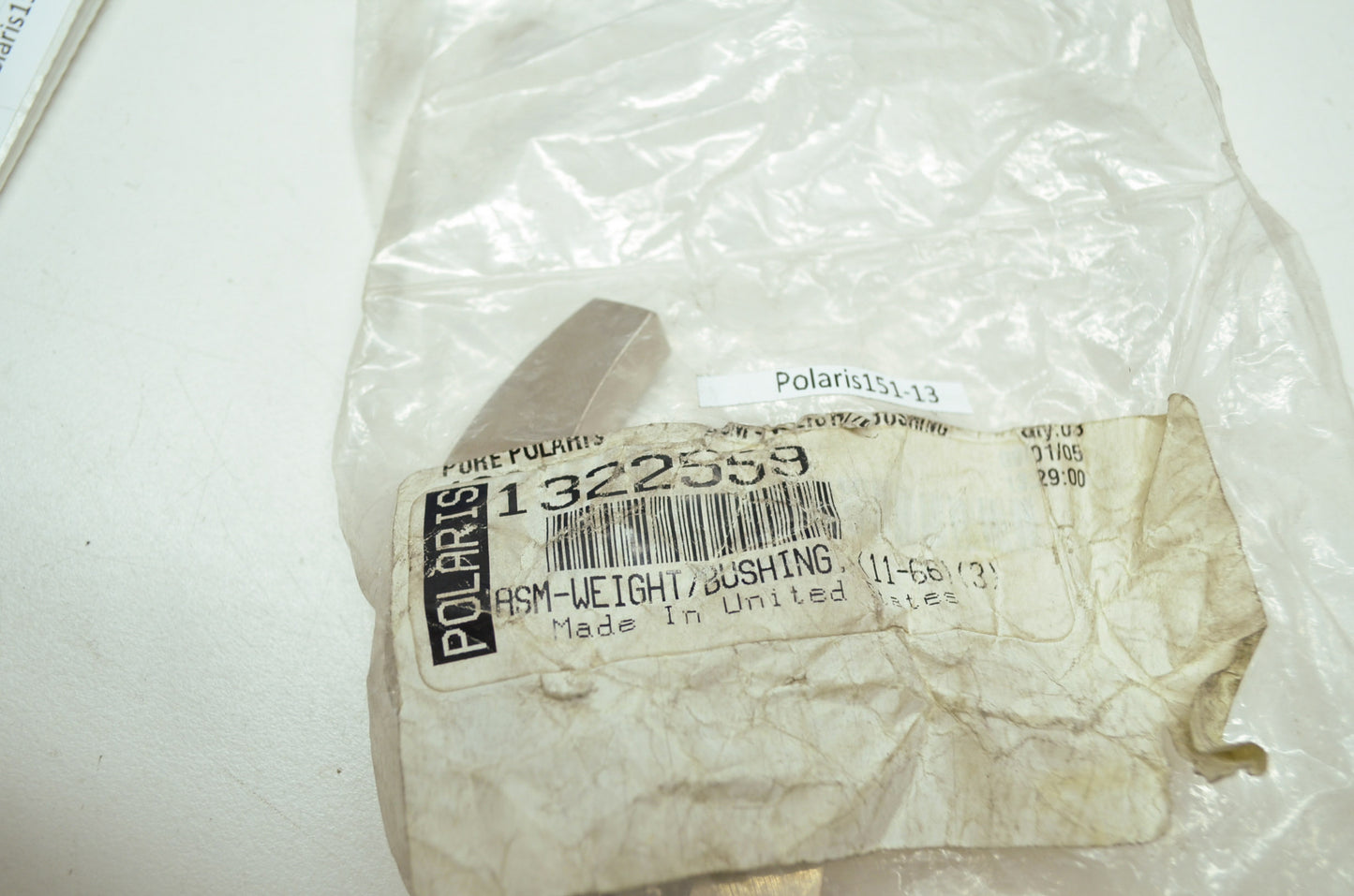 OEM Polaris 1322559 Bushing Weight Assembly (11-66) Qty 3 NOS