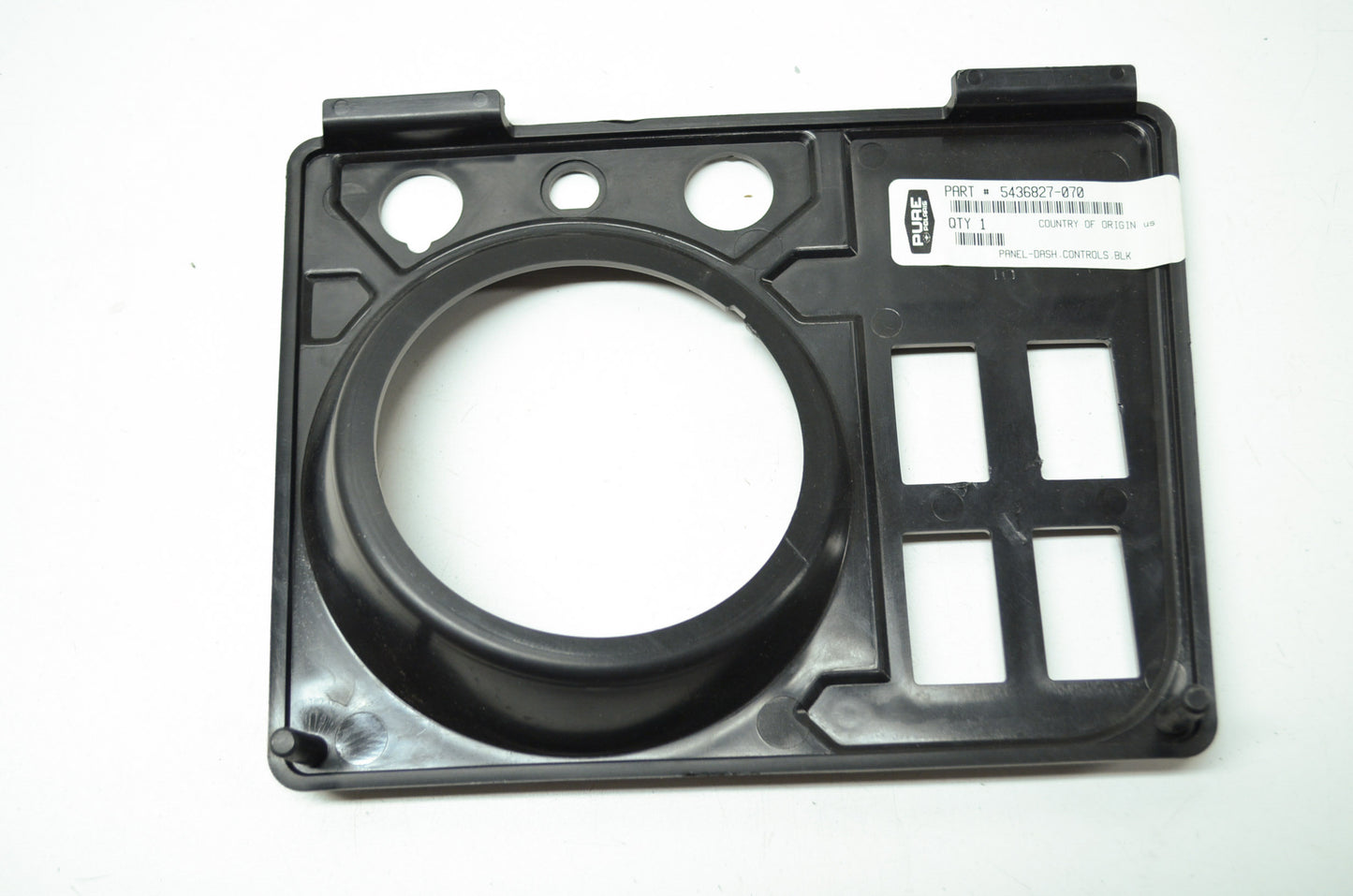 OEM Polaris 5436827-070 Black Controls Dash Panel NOS