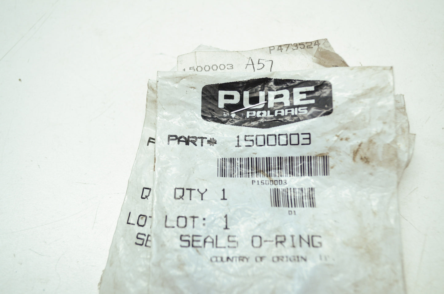 OEM Polaris 1500003 End Cap O-Ring NOS