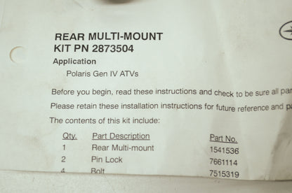 New OEM Polaris Off Road Multi Mount Winch 95-05 Sportsman 335 400 500 NOS